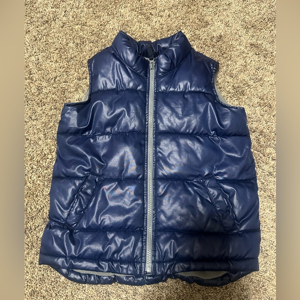 Old Navy Navy Blue Kids Puffer Vest
